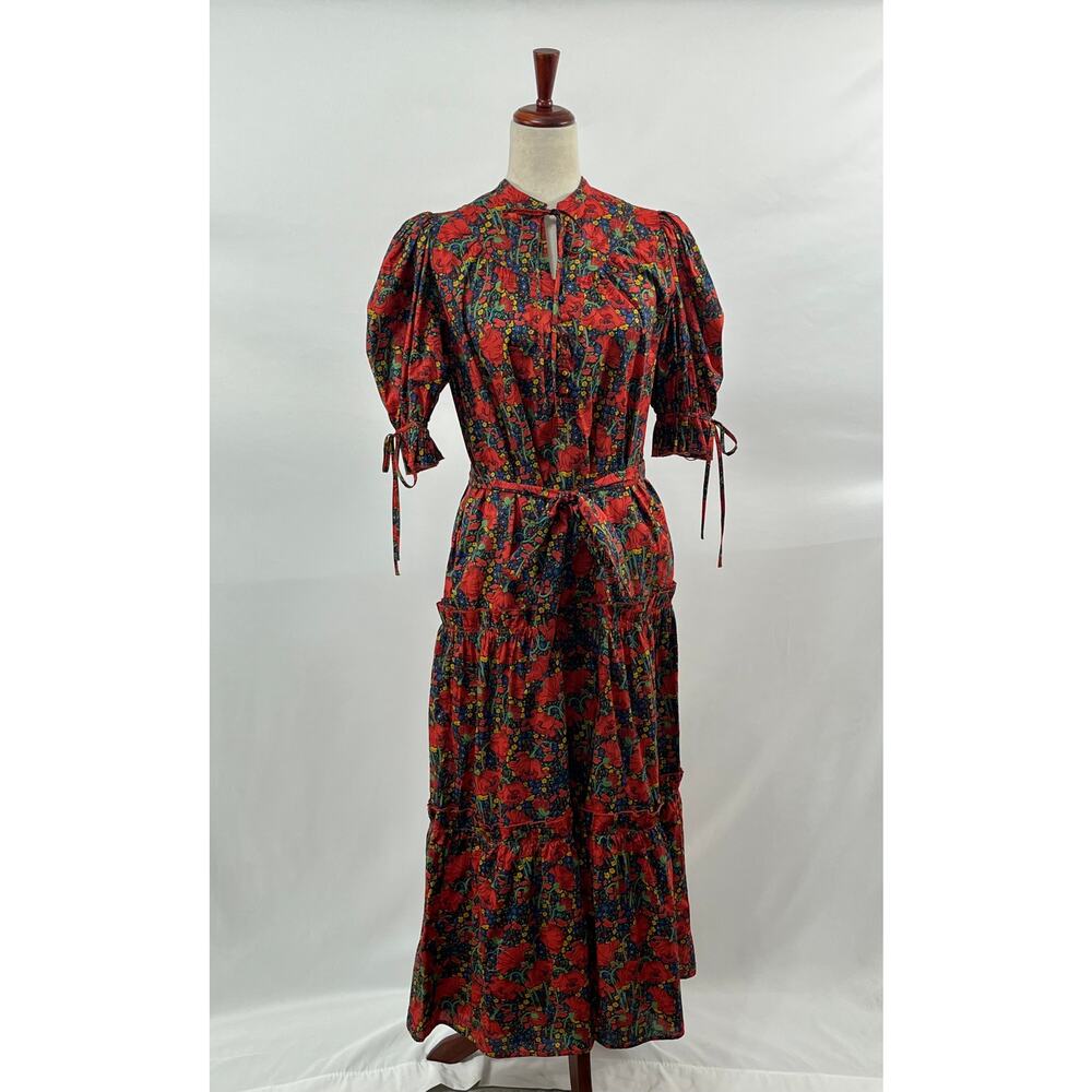 HUNTER BELL Sz S Small Holloway Dress Liberty London Floral - Picture 6 of 11